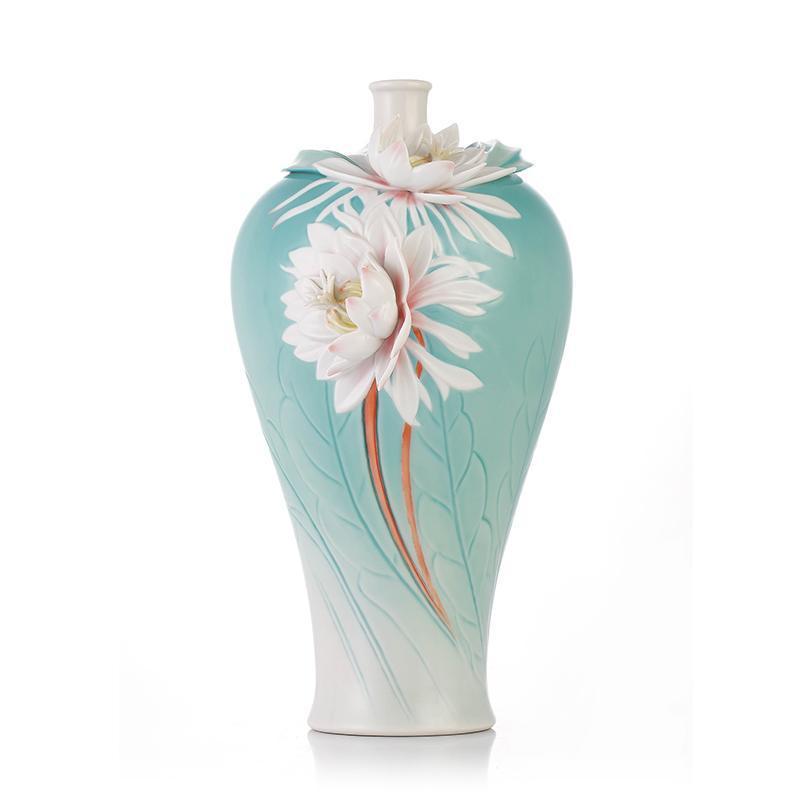 Franz Collection Broadleaf Cactus Vase FZ03598