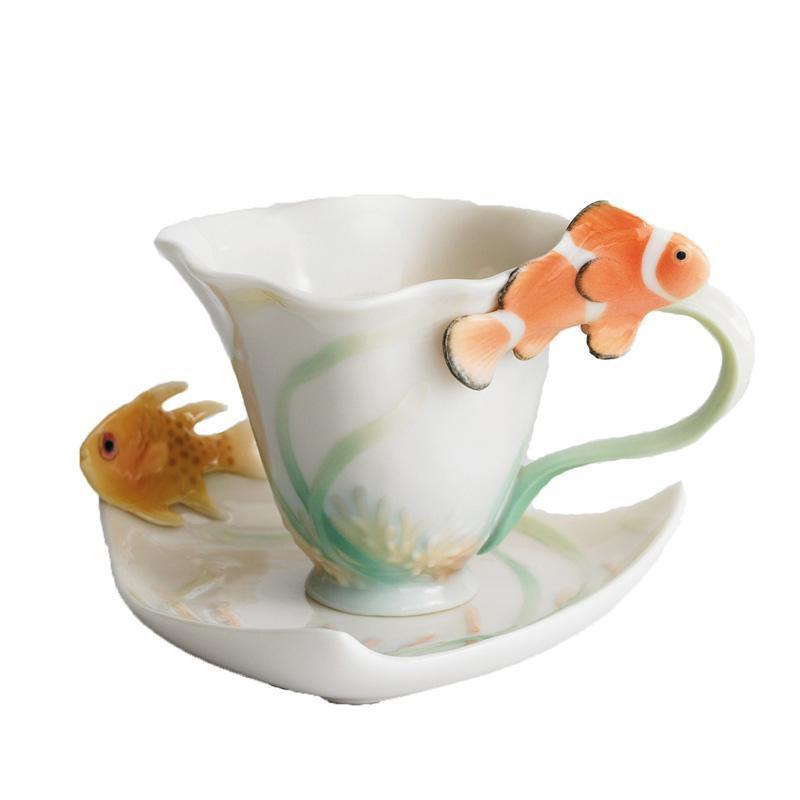 Franz Collection By The Sea Teacup & Saucer FZ01137
