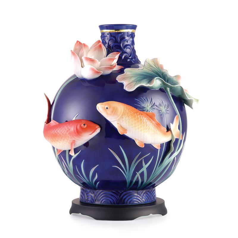 Franz Collection Carp Vase FZ03195