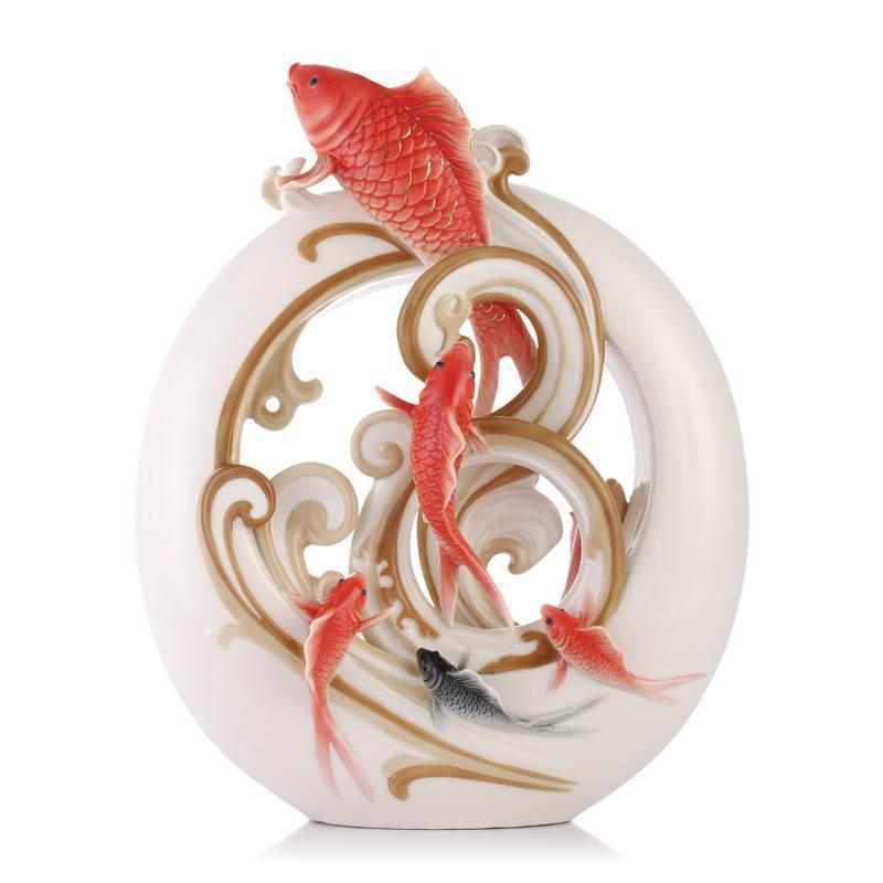 Franz Collection Carp Vase FZ03491