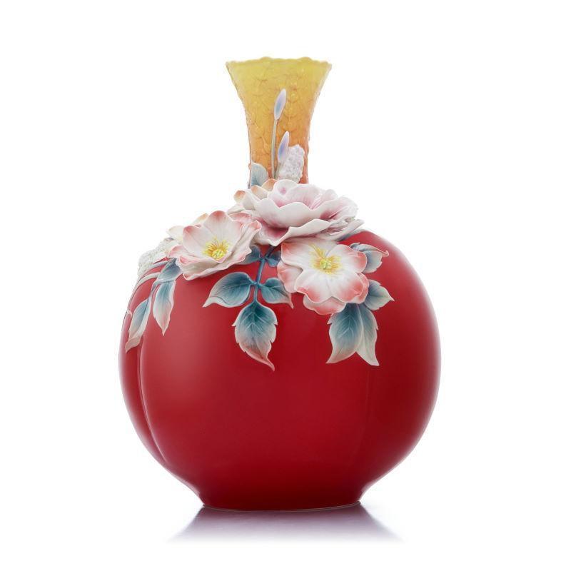 Franz Collection Chinese Rose Vase FZ03608