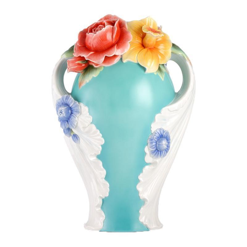 Franz Collection Collection Versailles Garden Rose Vase FZ02614