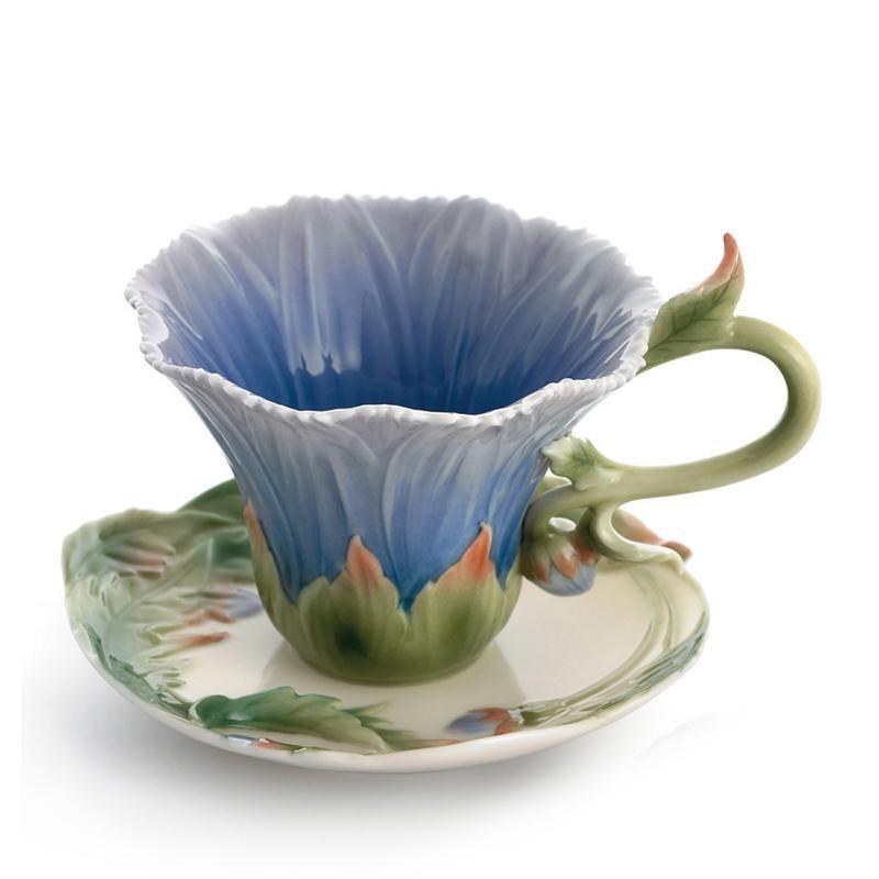 Franz Collection Cozies Cherry Cup & Saucer FZ01507