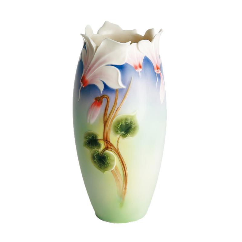 Franz Collection Cyclamen Vase FZ00090