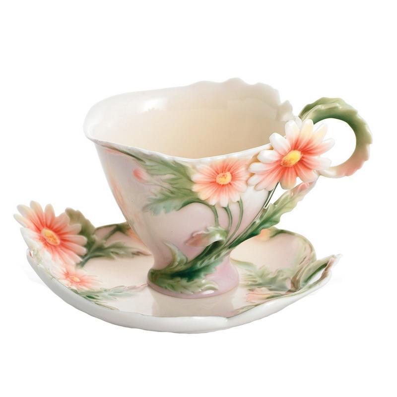 Franz Collection Daisy Small Cup & Saucer FZ01157
