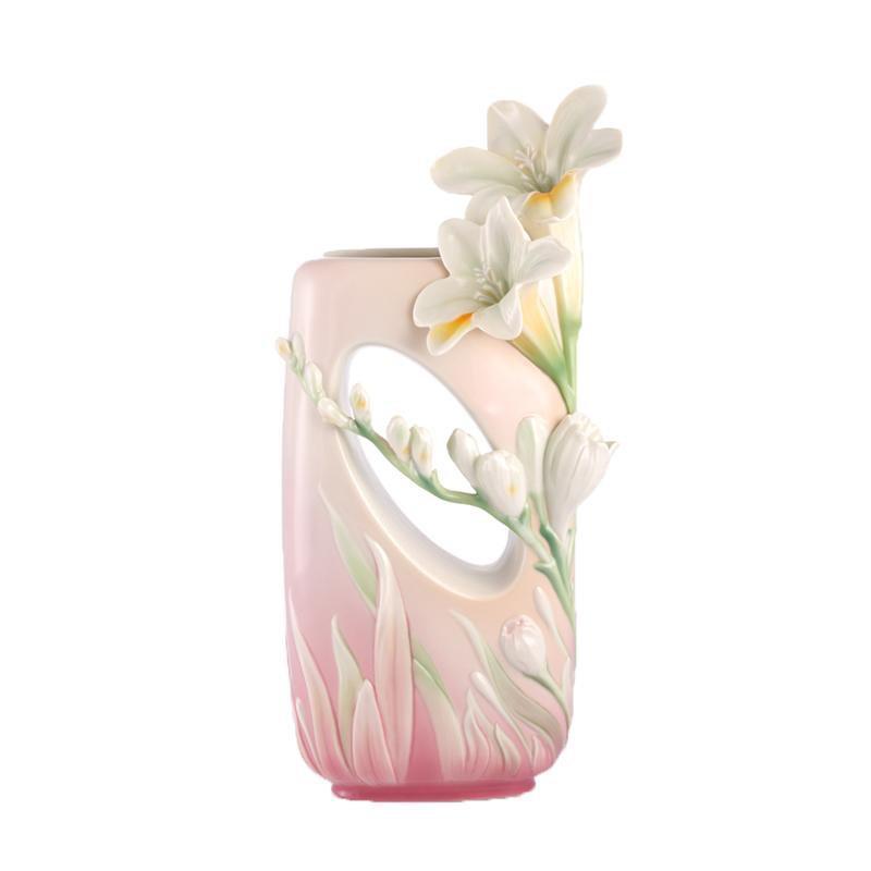 Franz Collection Divine Fragrance Freesia Vase FZ02978