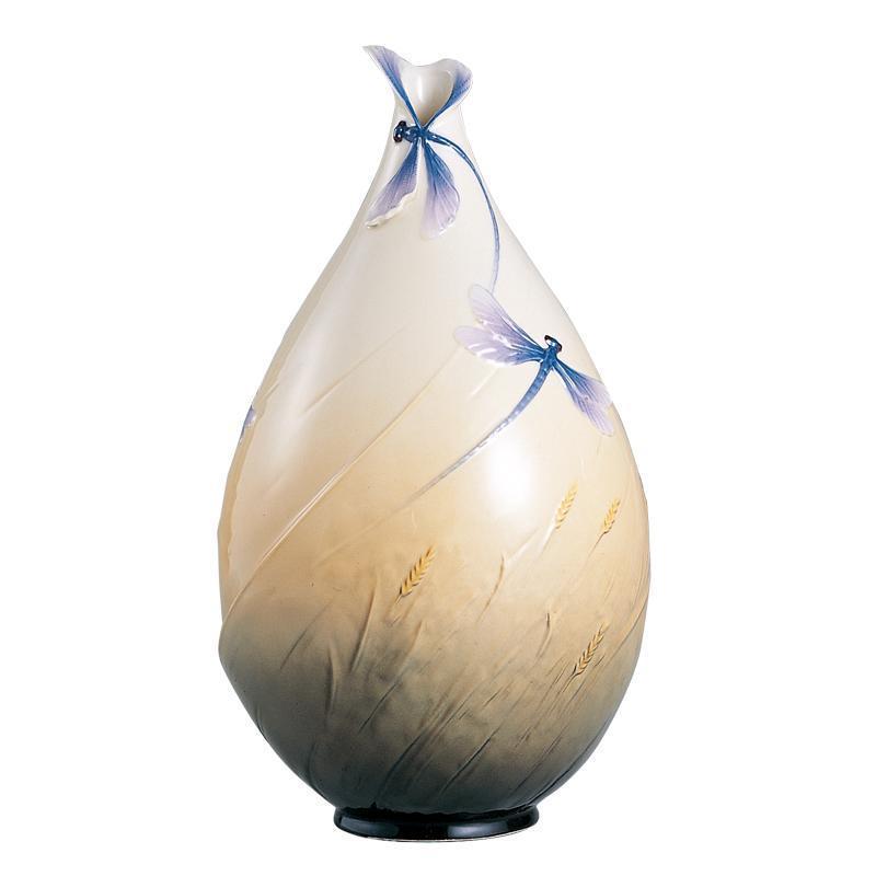 Franz Collection Dragonfly Narrow Vase FZ00053