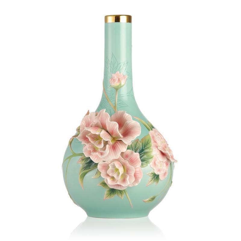 Franz Collection Elegance Cotton Rose Vase FZ03241