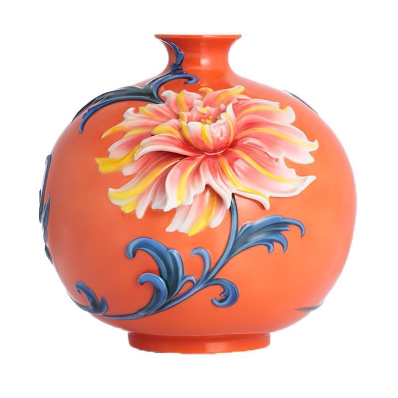 Franz Collection Exotic Peony Medium Vase FZ02753
