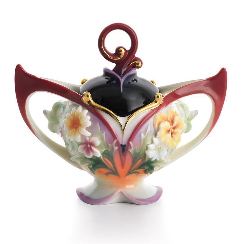 Franz Collection Flora & Flutter Sugar Jar FZ01481