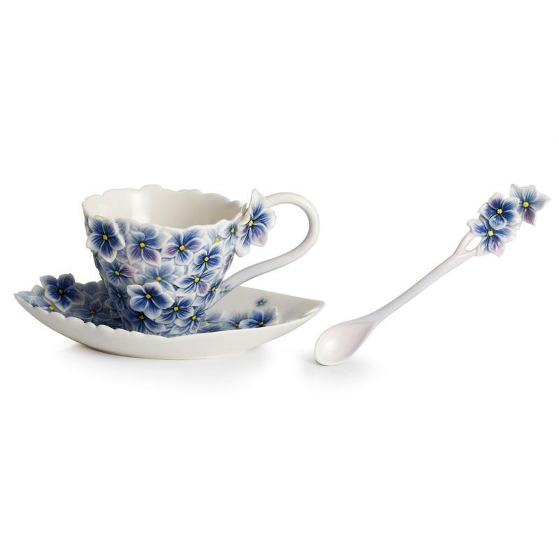 Franz Collection Floral Bouquet Cup Saucer & Spoon FZ01834