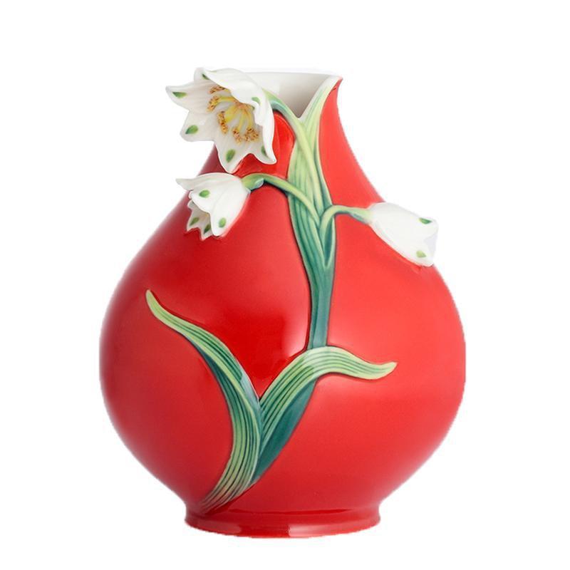 Franz Collection Florissima Spring Snowflake Small Vase FZ02886