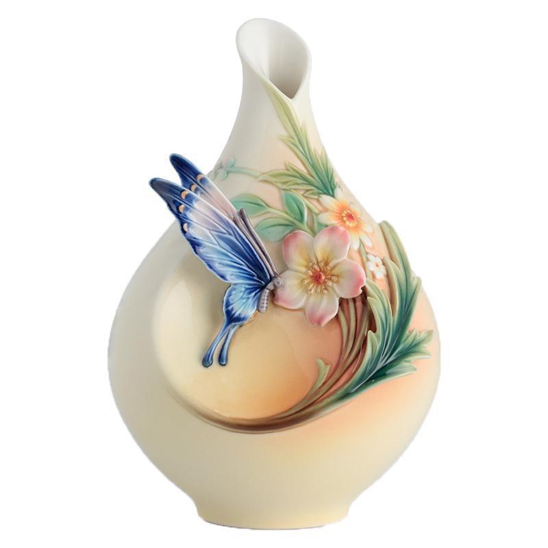 Franz Collection Fluttering Beauty Butterfly Small  Vase FZ02625