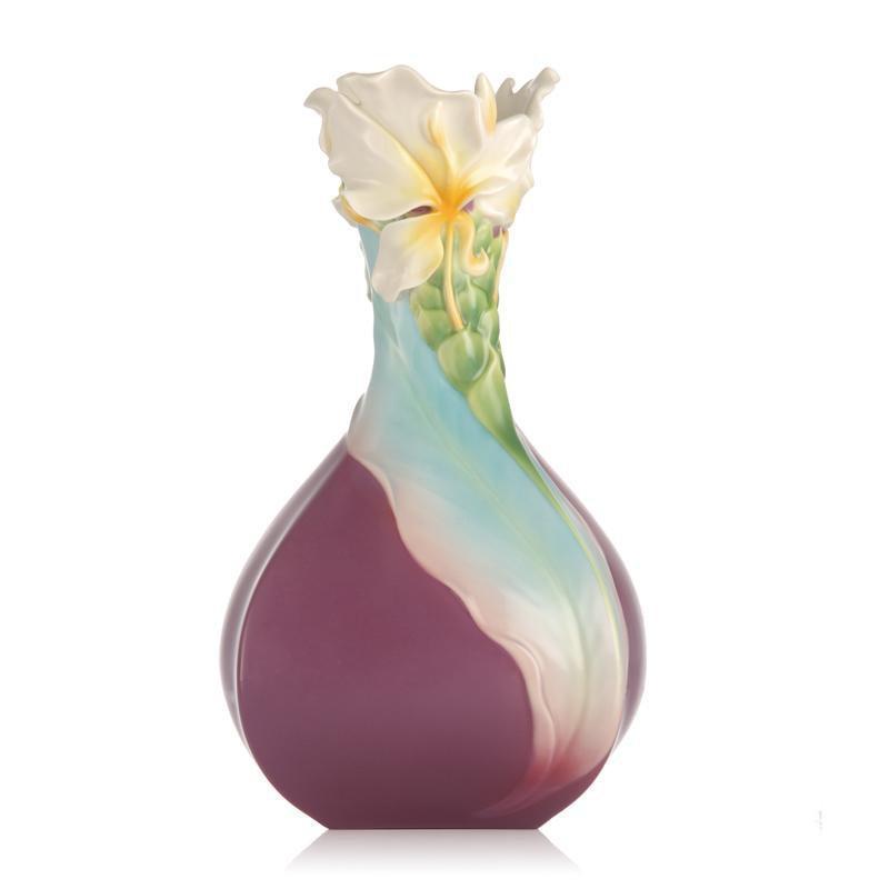 Franz Collection Fragrance White Ginger Lily Vase FZ03215