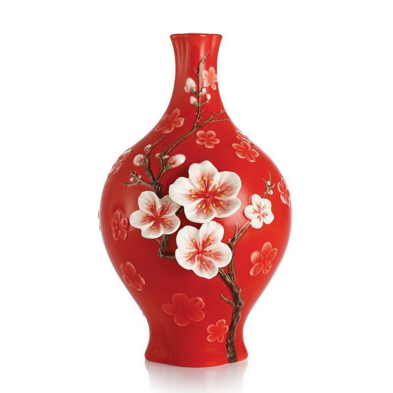 Franz Collection Fragrant Plum Blossom Vase Small FZ02986
