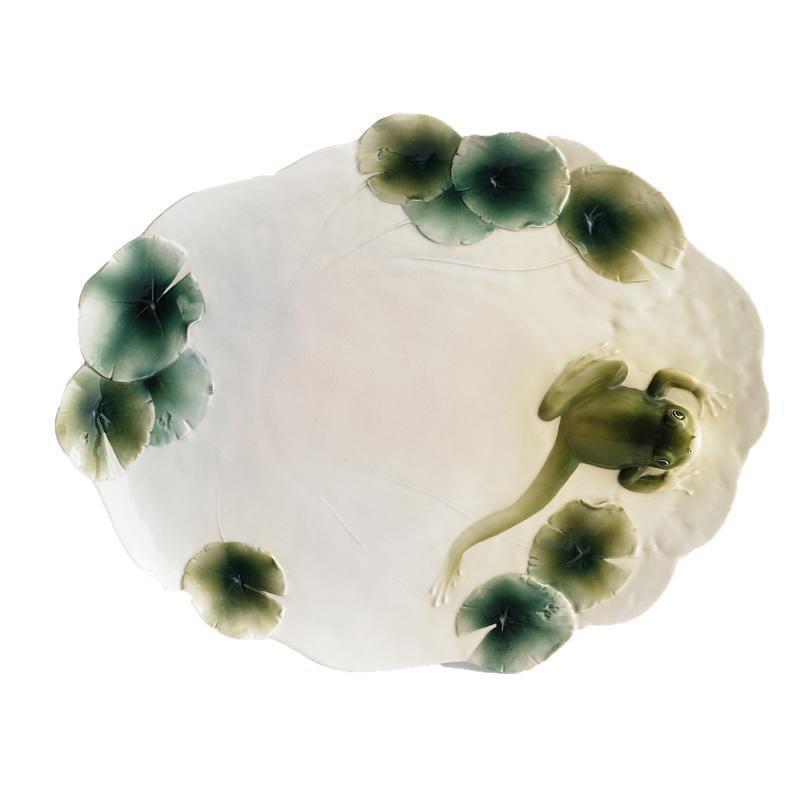 Franz Collection Frog Lotus Tray XP1690
