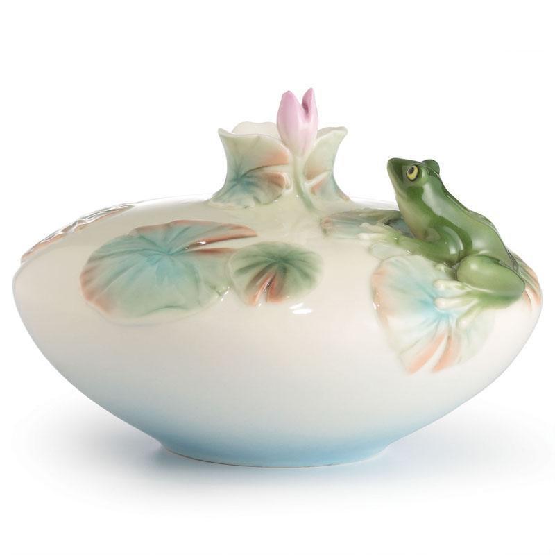 Franz Collection Frog Small Vase FZ02592