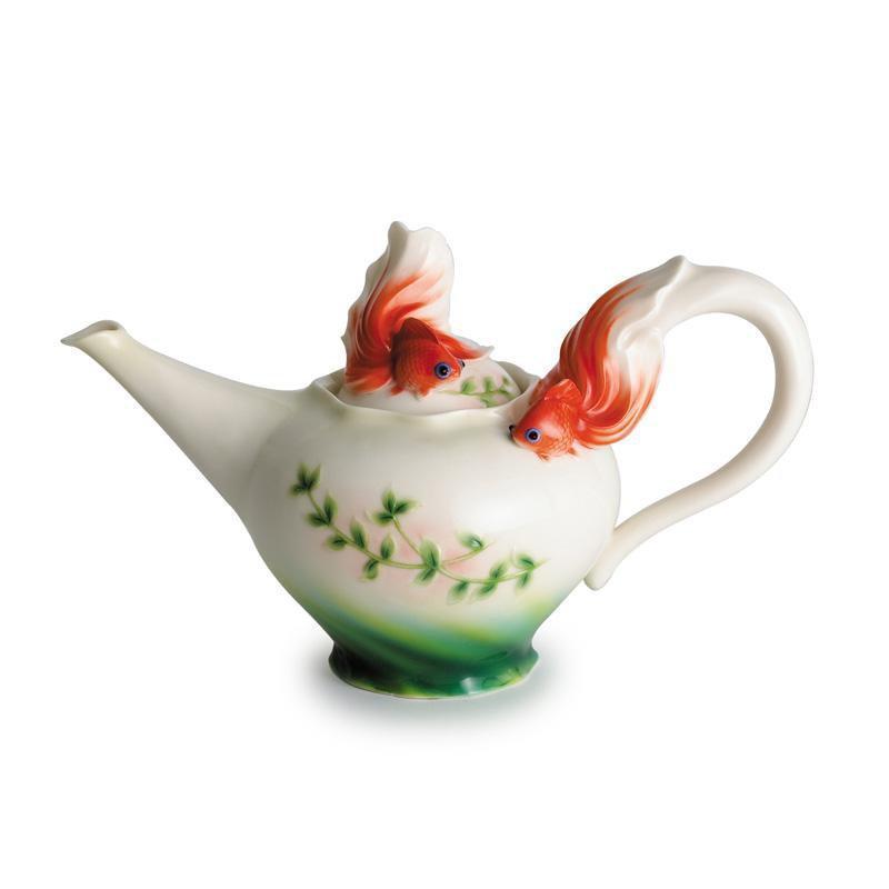 Franz Collection Goldfish Teapot FZ00442