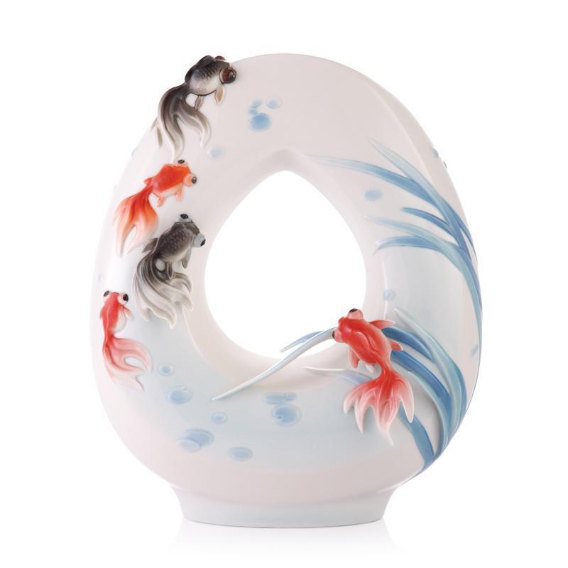 Franz Collection Goldfish Vase FZ03350