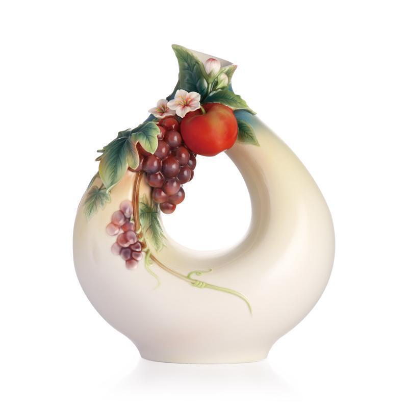 Franz Collection Good Harvest Grape & Apple Vase FZ02861