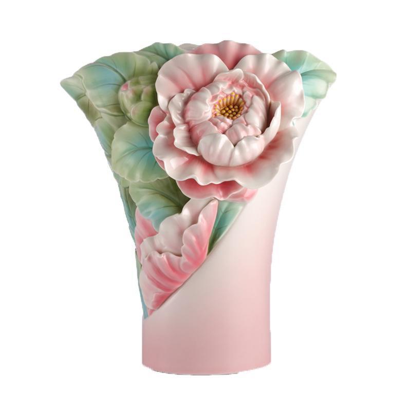 Franz Collection Graceful Blossom Camellia Vase FZ02947