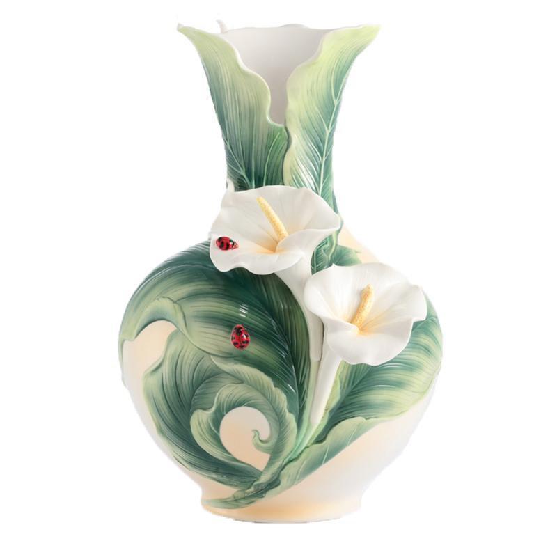 Franz Collection Happy Reunion Calla Lily Large Vase FZ03008