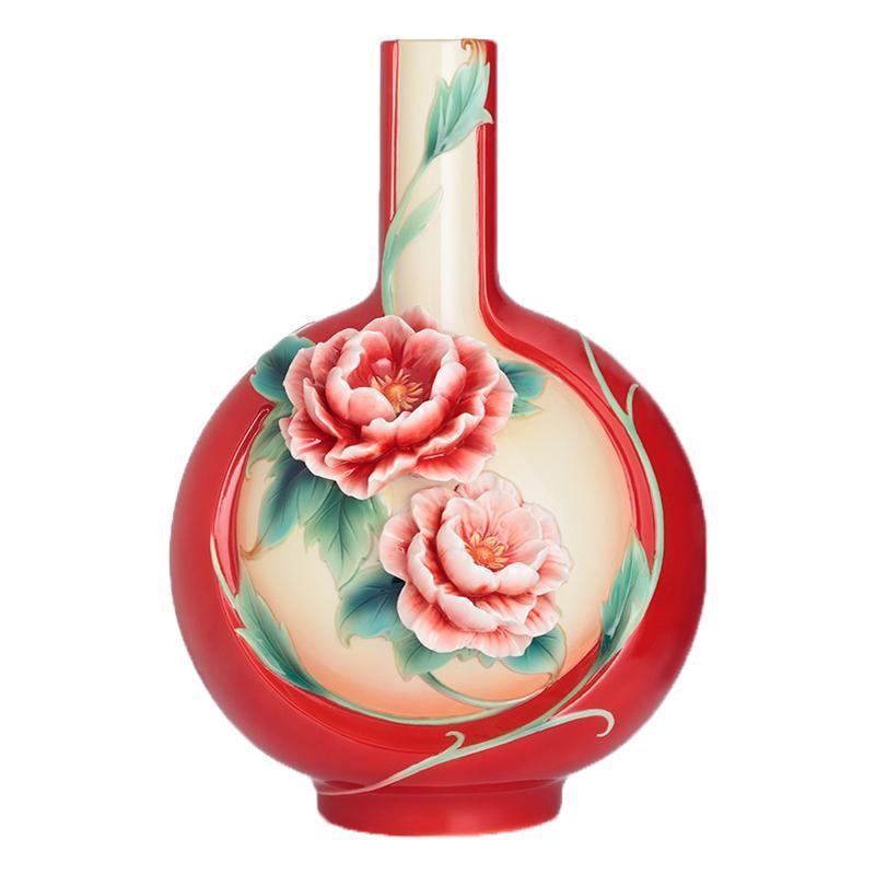 Franz Collection Heavenly Ball Peony Large Vase FZ02730