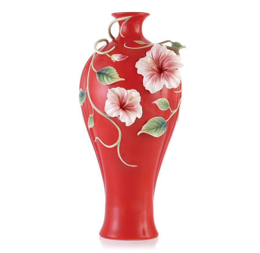 Franz Collection Hibiscus Vase FZ03594
