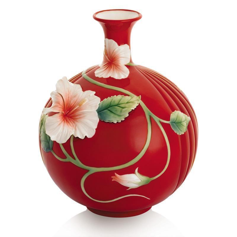 Franz Collection Island Beauty Hibiscus Flower Vase FZ01687 – Biggs Ltd