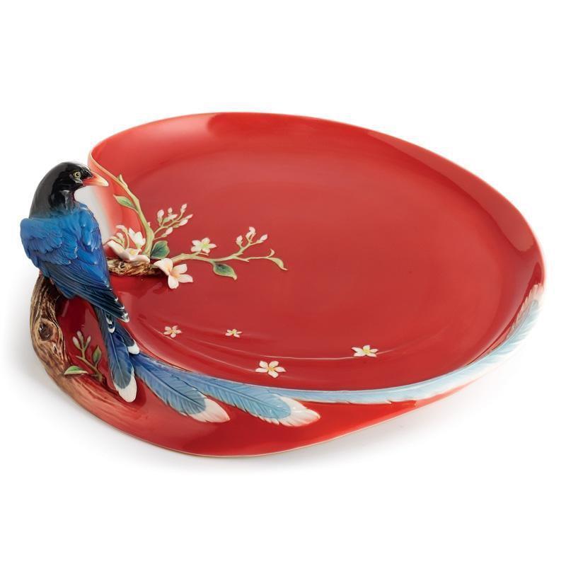 Franz Collection Joyful Magpie Large Tray FZ01757