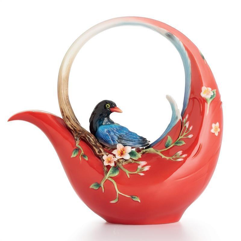 Franz Collection Joyful Magpie Teapot FZ01756