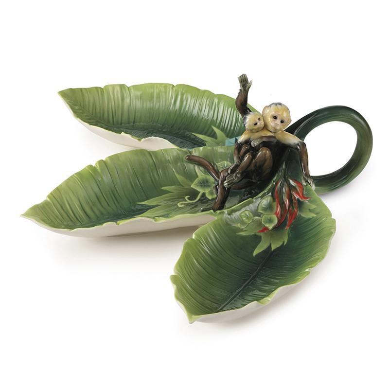 Franz Collection Jungle Fun Monkey Tidbit Dish FZ02009