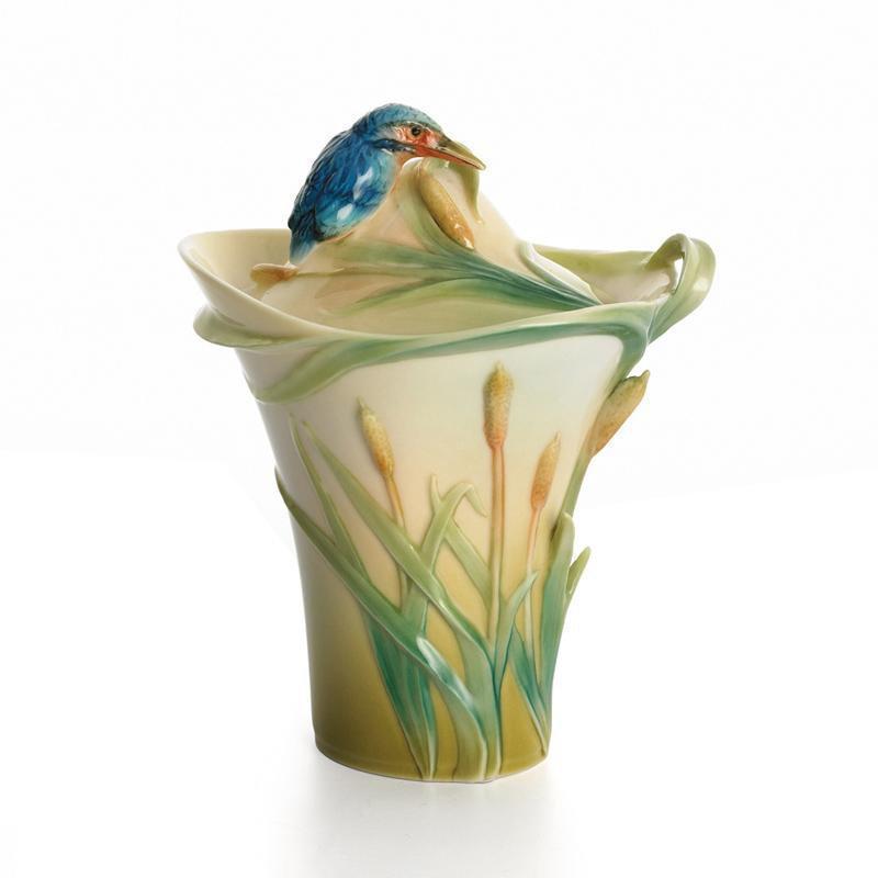 Franz Collection Kingfisher Sugar Jar FZ01185