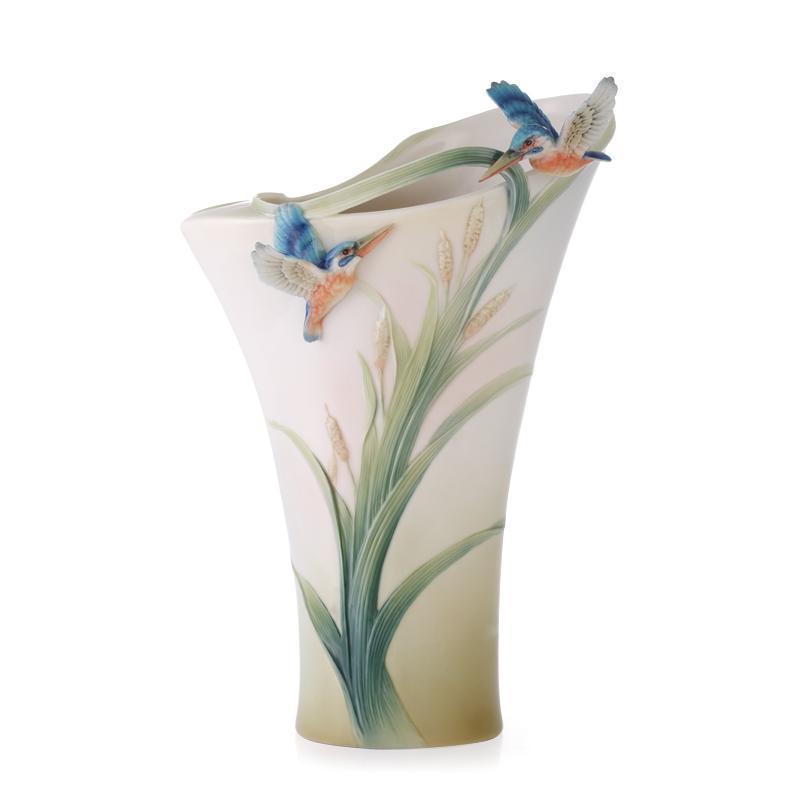 Franz Collection Kingfisher Vase FZ01190