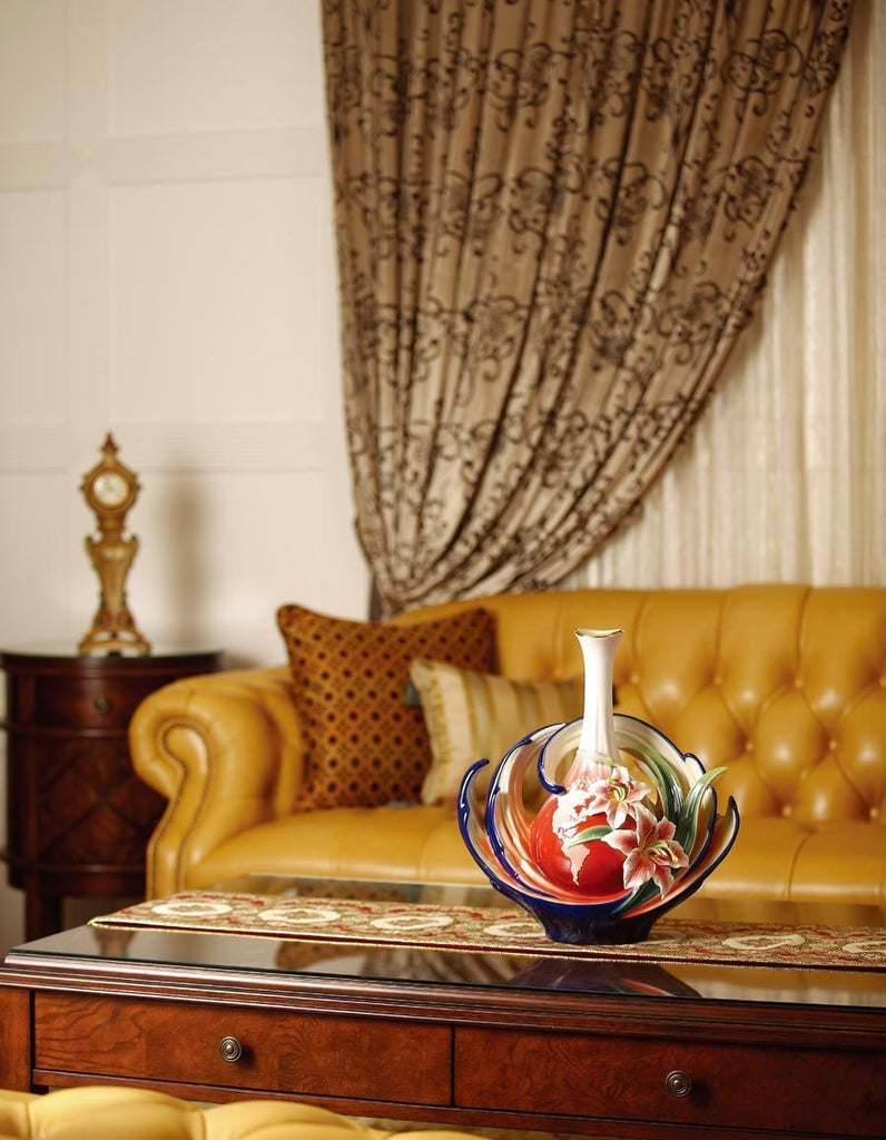 Franz Collection Lilies Vase FZ03583