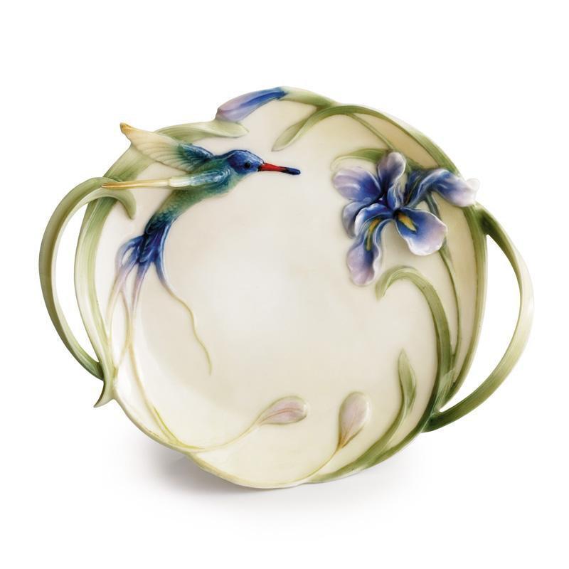 Franz Collection Long Tail Hummingbird Dish FZ00430