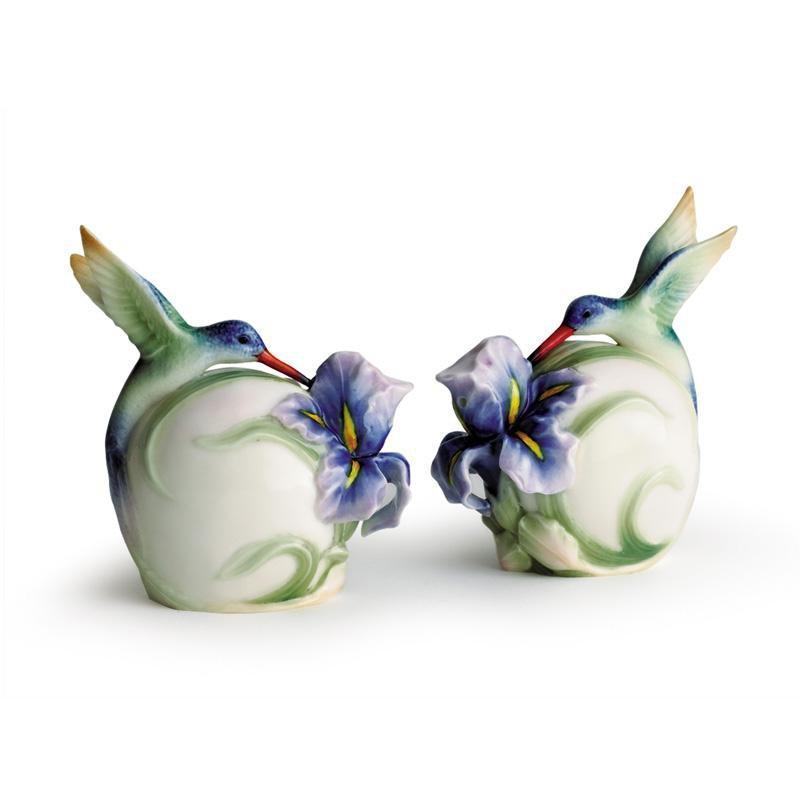 Franz Collection Long Tail Hummingbird Salt N Pepper FZ00597