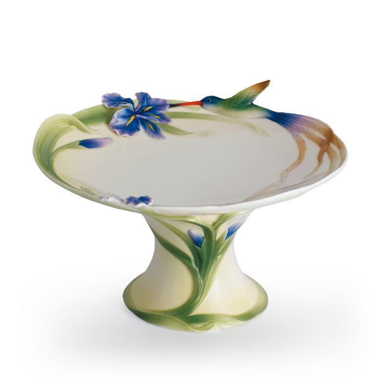 Franz Collection Longtail Hummingbird Cake Plate FZ00710