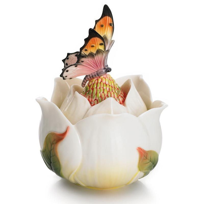 Franz Collection Magnolia Lidded Box FZ01675