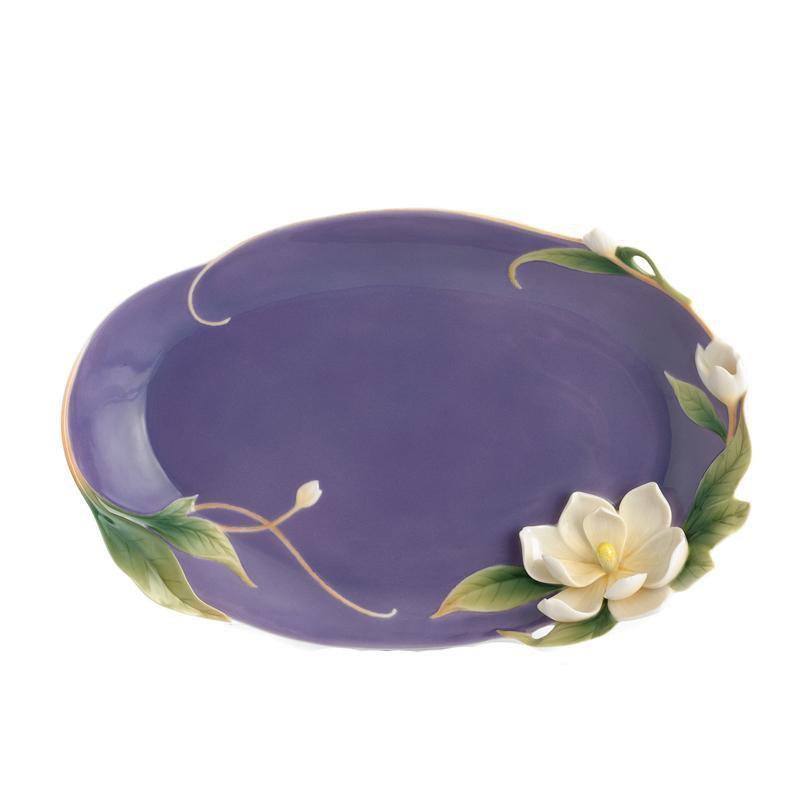 Franz Collection Magnolia Platter FZ01536