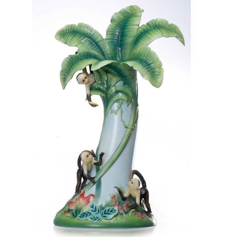 Franz Collection Monkey Mischief Tree Vase FZ02008