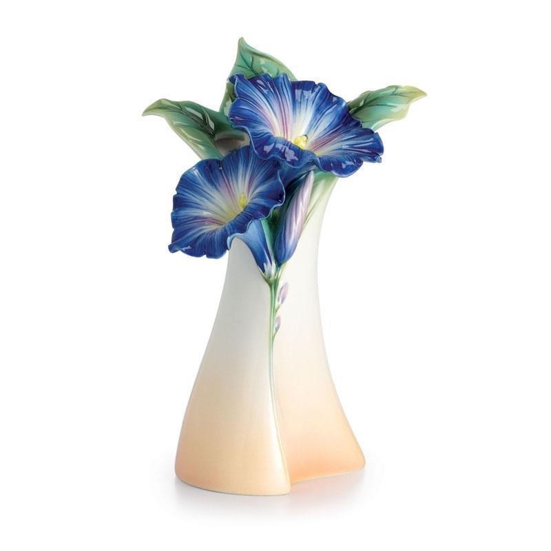 Franz Collection Morning Glory Flower Mid Vase FZ02488