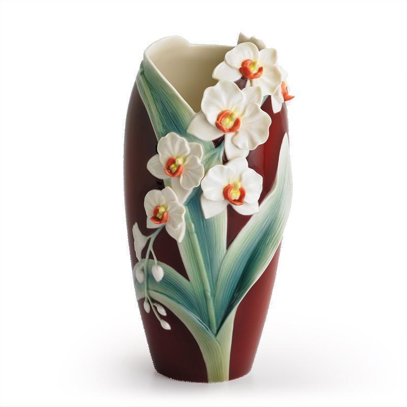 Franz Collection Moth Orchid Vase FZ00743