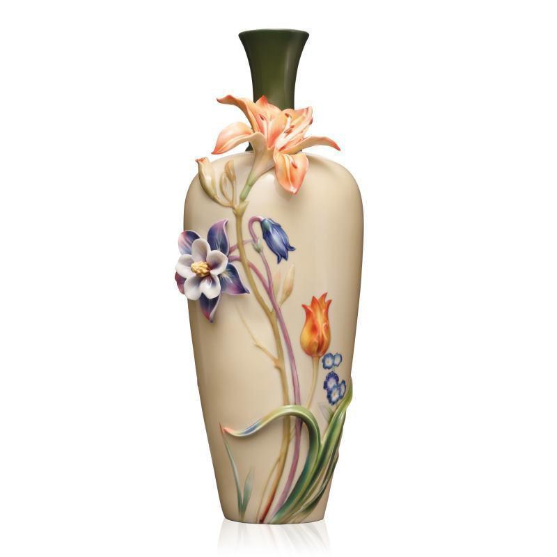 Franz Collection Nepenthe Columbine Tulip Vase FZ03639