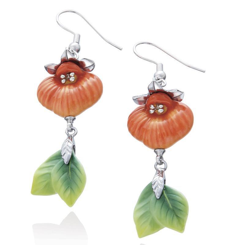 Franz Collection Orchid Pocket Book Earrings FJ00197