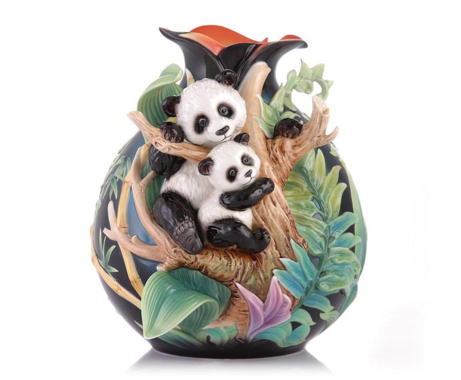 Franz Collection Panda Vase FZ03456