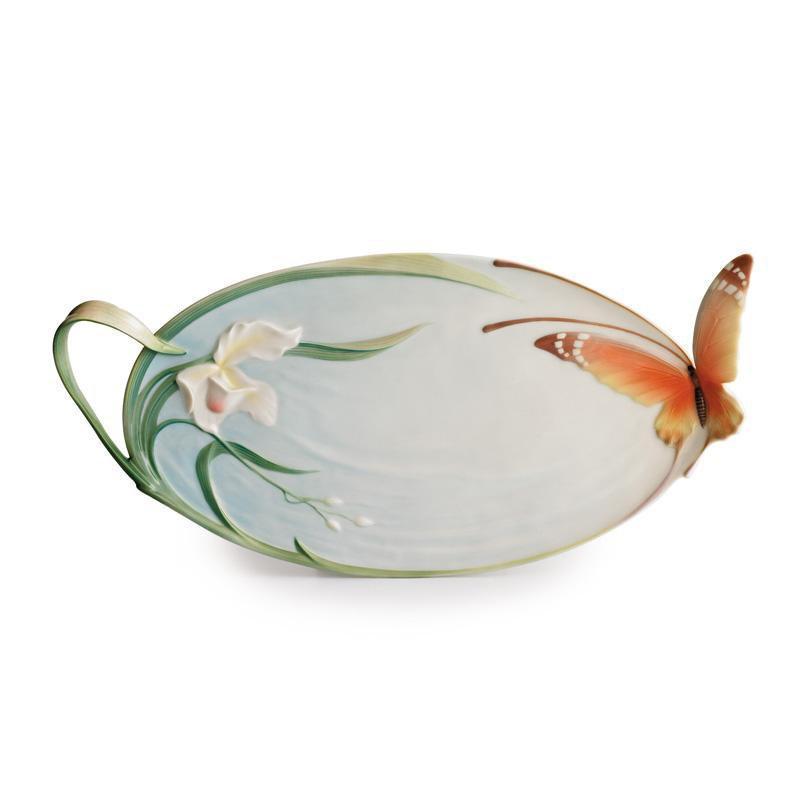 Franz Collection Papillon Butterfly Handle Tray XP1694