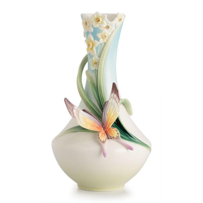 Franz Collection Papillon Butterfly Small Vase FZ02624