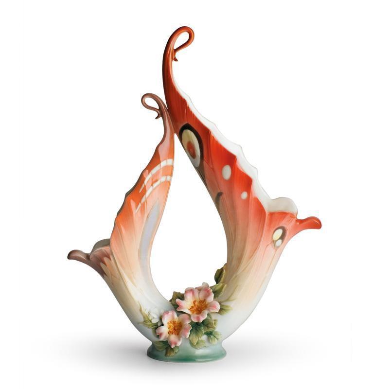 Franz Collection Papillon Butterfly Vase FZ00579