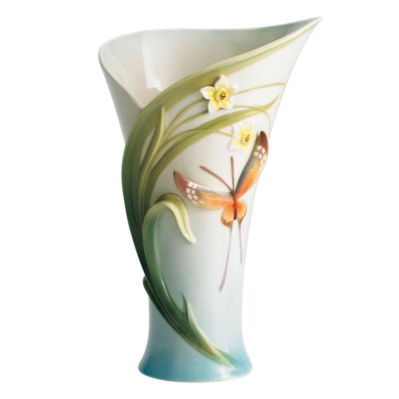 Franz Collection Papillon Butterfly Vase FZ01216